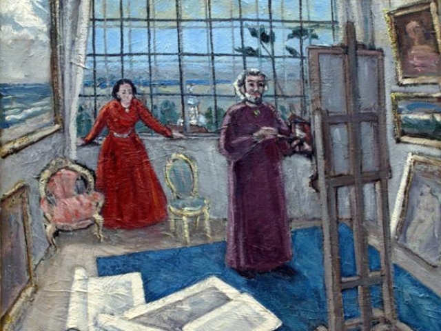 Spiru Vergulescu – Cu gunka in atelierul meu din slatina